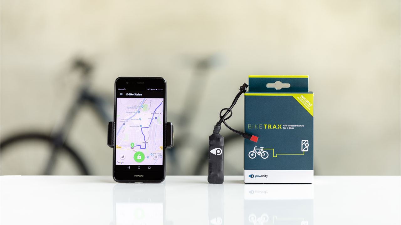 Traceur GPS pour vélo Powunity - Biketrax